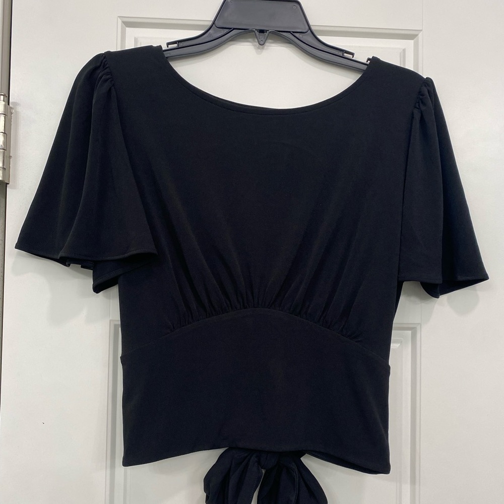 Express tie back blouse